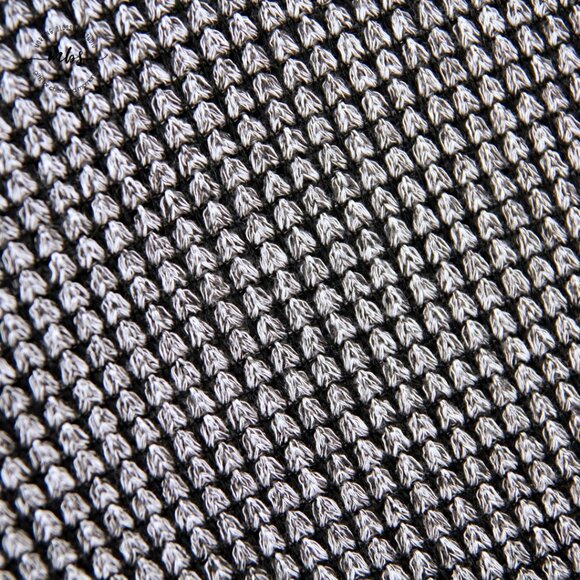 NWT Korye Cowl Neck Dolman Sleeves Oversized Sweater Black White Women L - Picture 6 of 9